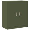 vidaXL Opbergkast Olijf Groen 80 x 40 x 90 cm Staal