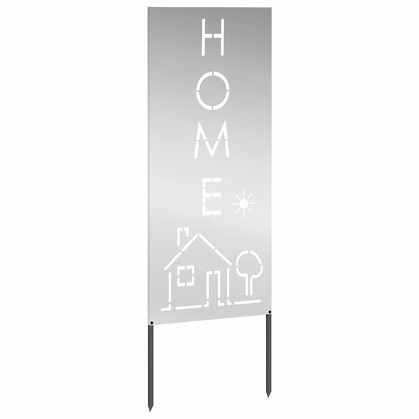 vidaXL Tuin Privacy Screen Zilver 50 x 140 cm Gegalvaniseerd staal