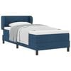 vidaXL Boxspringbed met hoofdeinde Blauw 90 x 190 cm Stof