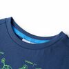 Kindershirt 128 donkerblauw