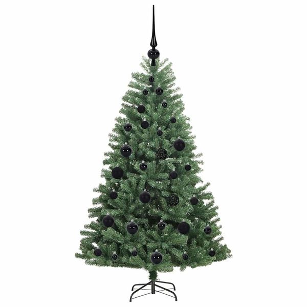 vidaXL Kunstmatige Inklapbare Kerstboom Groen 120 cm PVC en Metaal