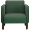 vidaXL Fauteuil met armleuningen 54 cm corduroy stof donkergroen