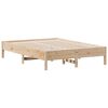 vidaXL Bedframe zonder matras massief grenenhout 135x190 cm
