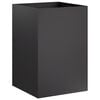 vidaXL Plantenbak Zwart 40 x 40 x 75 cm Koudgewalst staal