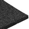 vidaXL Rubber granulaat patio pad Zwart 9 x 9 x 0,6 cm Rubber