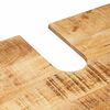 vidaXL Wastafel Kast met lade Bruin 71 x 33 x 58 cm Massief Mango Hout