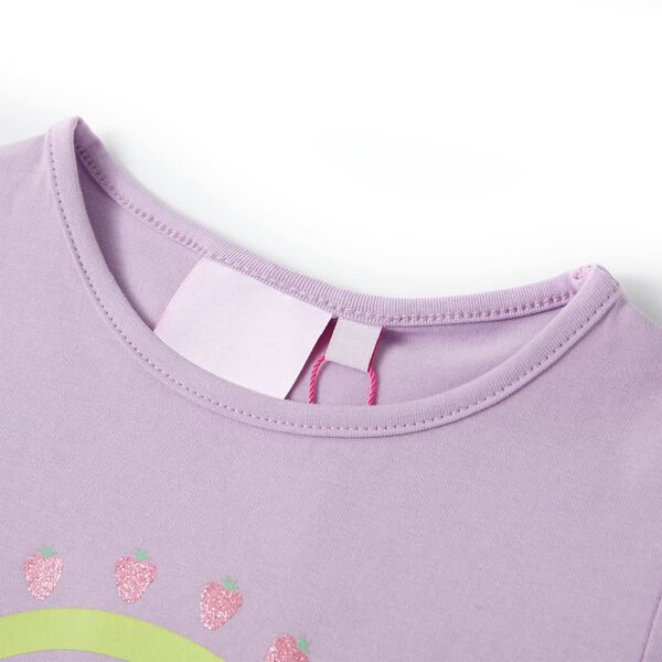 Kindershirt 92 lila