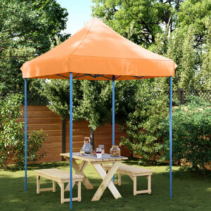 vidaXL Partytent inklapbaar pop-up 200x200x306 cm oranje