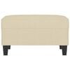 vidaXL Voetenbank 70x55x41 cm stof crèmekleurig