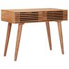 vidaXL Bureau met lade met opslag Naturel 100 x 48 x 76 cm