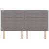 vidaXL Hoofdbord Taupe 180 cm Stof