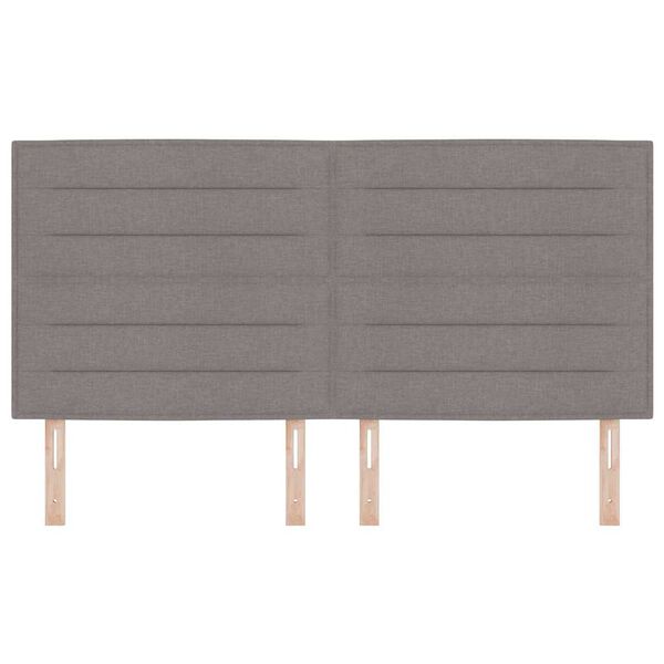 vidaXL Hoofdbord Taupe 180 cm Stof