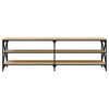vidaXL Tv-meubel 160x40x50 cm bewerkt hout sonoma eikenkleurig