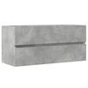 vidaXL Wastafelkast 100x38,5x45 cm spaanplaat betongrijs