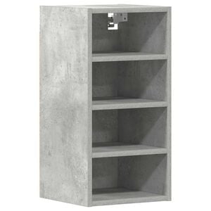 vidaXL Bovenkast Riga 30x29,5x60 cm bewerkt hout betongrijs