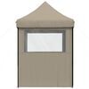 vidaXL Partytent Taupe 200 x 200 x 306 cm Oxford Stof