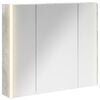 vidaXL Badkamer spiegelkast Beton Grijs 83,5 x 15,5 x 70 cm