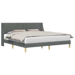 vidaXL Bedframe Effen met hoofdeinde aansluitplaat