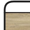 vidaXL Bedframe zonder matras bewerkt hout sonoma eikenkleur 100x200cm