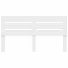 vidaXL Hoofdbord Wit 200 cm Bewerkt hout