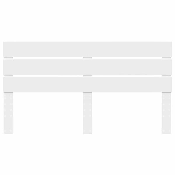 vidaXL Hoofdbord Wit 200 cm Bewerkt hout