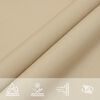 vidaXL Zonnescherm rechthoekig 3x5 m oxford stof beige