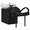 vidaXL Shampoo Stoel Zwart en Wit 136 x 60 x 92 cm PVC