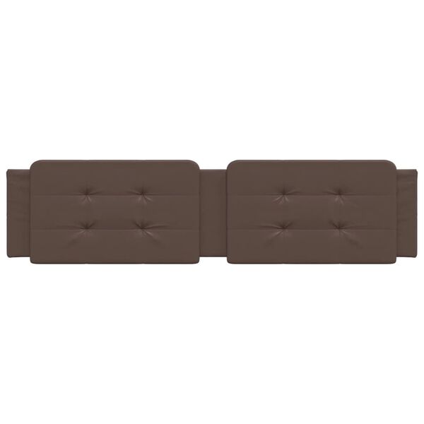 vidaXL Hoofdbordkussen "Zadar" 200 cm kunstleer bruin