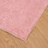 vidaXL Nep Konijnenbont Tapijt Olite Roze 80 x 150 cm Polyester