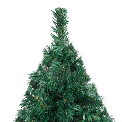 vidaXL Kunstkerstboom met dikke takken 120 cm PVC groen