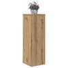 vidaXL Plantenstandaard 33x33x100 cm bewerkt hout artisanaal eiken