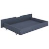 vidaXL Hemelbedframe met 4 lades massief grenenhout grijs 160x200 cm
