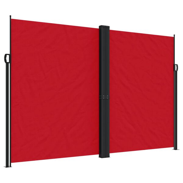 vidaXL Windscherm uittrekbaar 220x600 cm rood