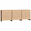vidaXL Dressoir met lade 3 pcs Oudhout 70 x 41 x 75 cm Bewerkt hout