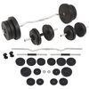 vidaXL Halterset 60 kg