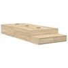 vidaXL Opbergbedframe met lade Sonoma Eiken 90 cm Bewerkt hout