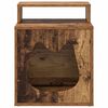 vidaXL Kattenhuis Oudhout 42,5 x 40 x 53,5 cm Bewerkt hout