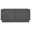 vidaXL Salontafel 80x50x35 cm massief grenenhout grijs
