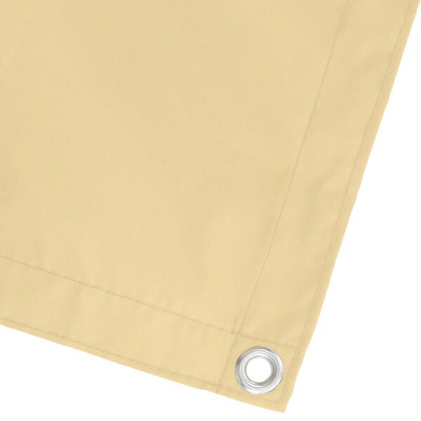 vidaXL Balkon Scherm Zand 100 x 400 cm Oxford Stof