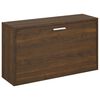 vidaXL Schoenenbank 80x24x45 cm bewerkt hout bruin eikenkleur