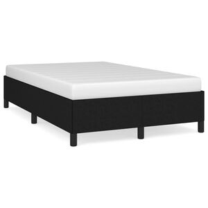 vidaXL Bedframe zonder matras 120x200 cm stof zwart
