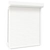 vidaXL Roljaloezie Wit 110 x 130 cm Aluminium en Polyurethaan
