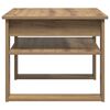 vidaXL Salontafel Artisan Eiken 64 x 54 x 44 cm Bewerkt hout