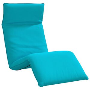 vidaXL Opvouwbare ligstoel Turquoise 175x54x8,5 cm Oxford stof