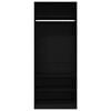 vidaXL Kledingkast Artisan Eiken 80 x 50 x 200 cm Bewerkt hout