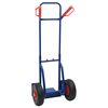 vidaXL Handtrolley Blauw en Rood 49,5 x 53 x 114 cm Staal