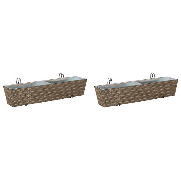 vidaXL Reling Metaal