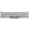 vidaXL Bedframe met hoofd- en voeteneinde grijs sonoma eiken 90x190 cm