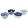 Bo-Camp 16-delige Serviesset Mix & Match melamine blauw