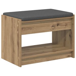 vidaXL Halbank Artisan Eik 63 x 38 x 45 cm
